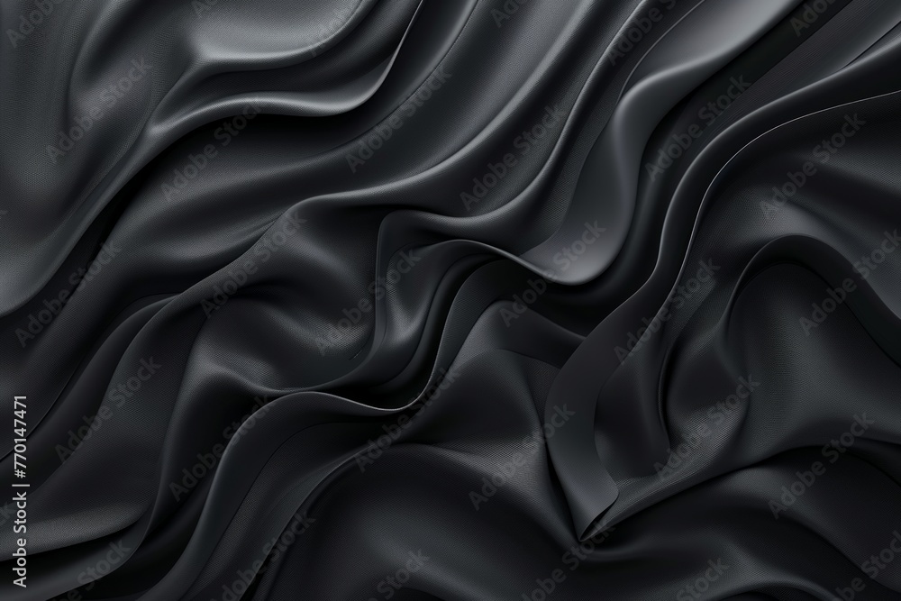 Sleek luxurious futurism abstract dark black background with dynamic waved design. Sophisticated elegance for premium presentations. Sleek luxurious futurism abstract dark black background with dynamic waved design. Sophisticated elegance for premium presentations.