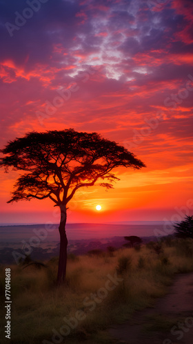 Patchwork Sky: Reverie of a Countryside Sunset