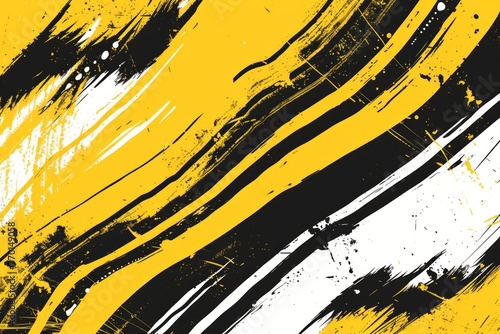 Incorporating vibrant yellow hues and contemporary stripes, this abstract background exudes modern hipster vibes.