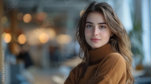 Woman in the office portrait