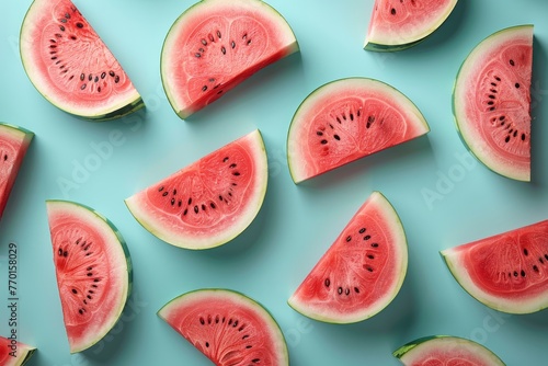 background watermelon slices