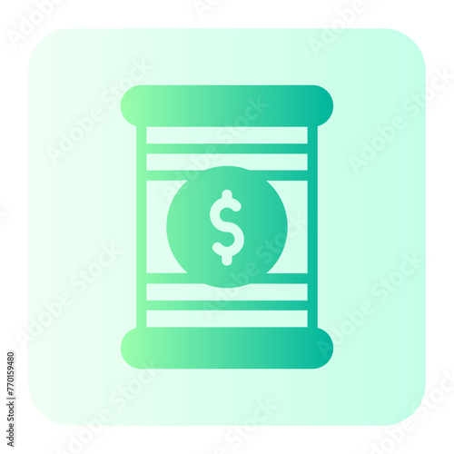 oil price gradient icon
