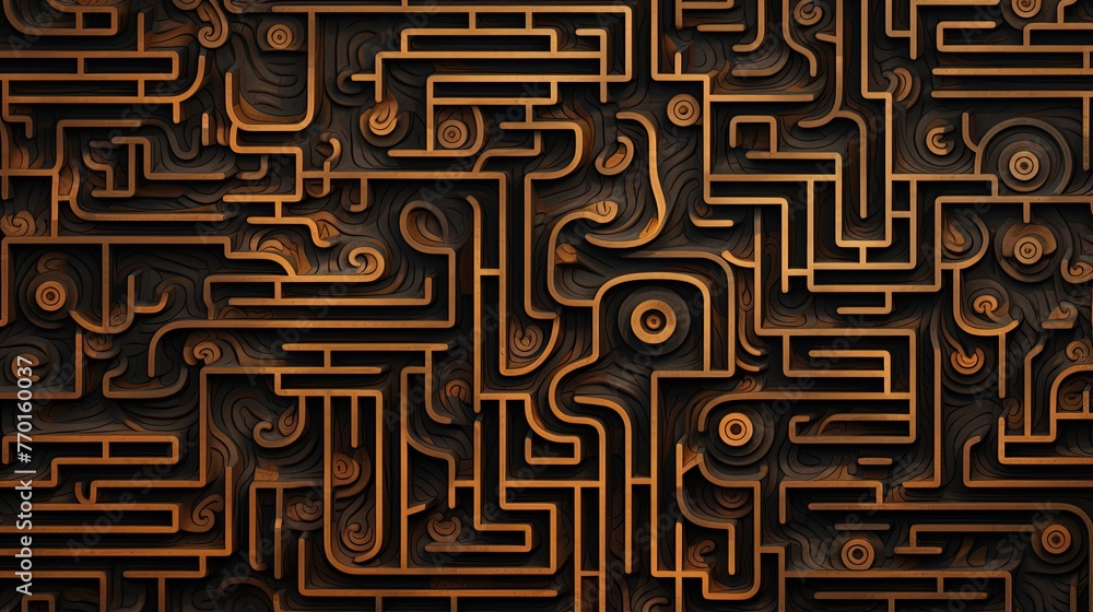 abstract pattern resembling a maze