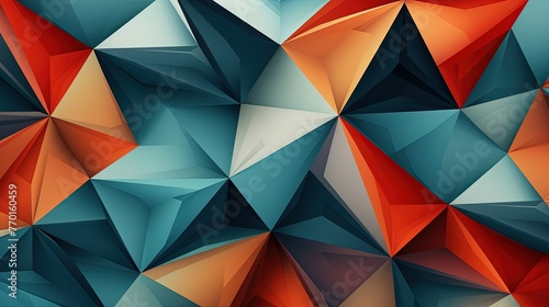 geometric pattern inspired by origami folds