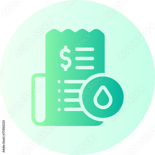 invoice gradient icon