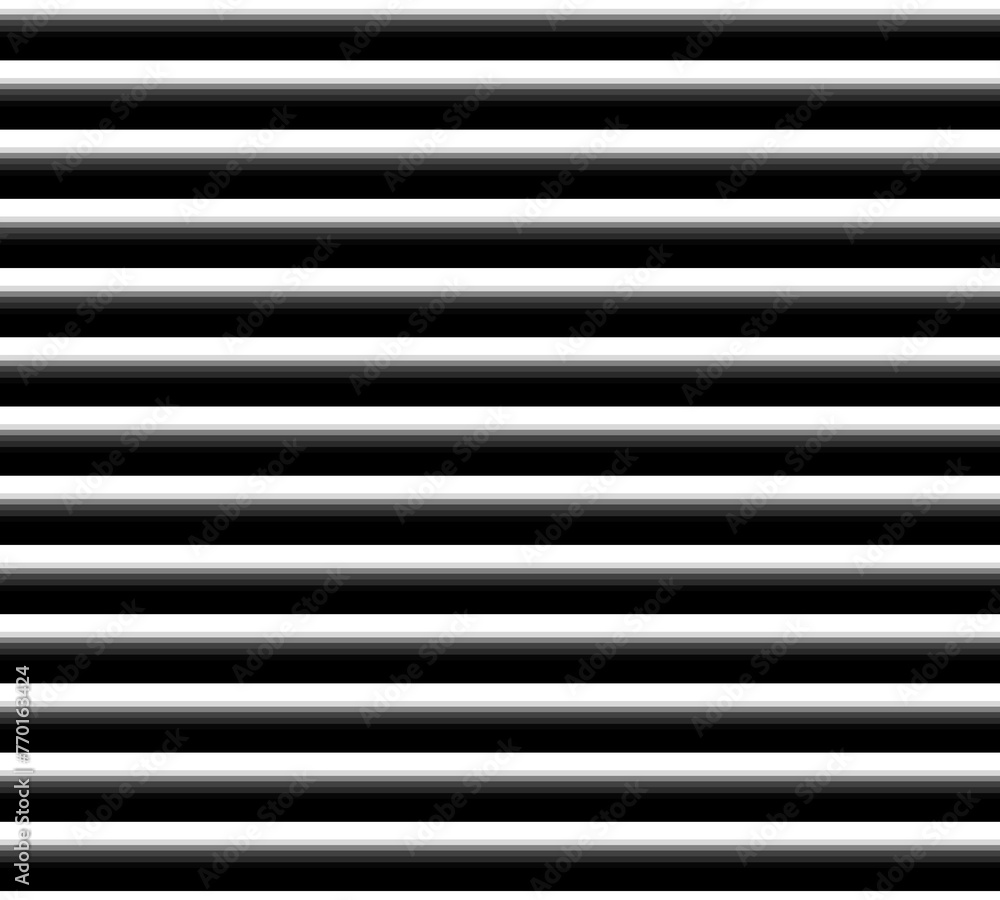 Geometric Black and White Seamless Pattern