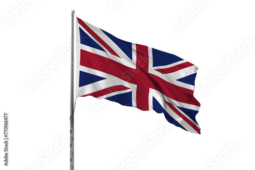 Waving United Kingdom of Great Britain and Northern Ireland country flag