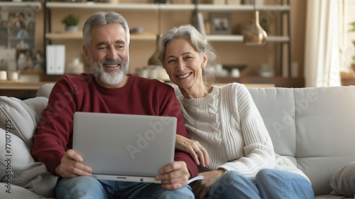 Happy Middle-Aged Couple in Countryside Escape
