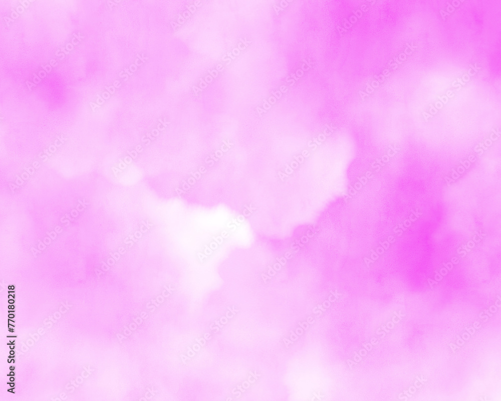 滲みのあるピンクの水彩風背景　壁紙　素材
