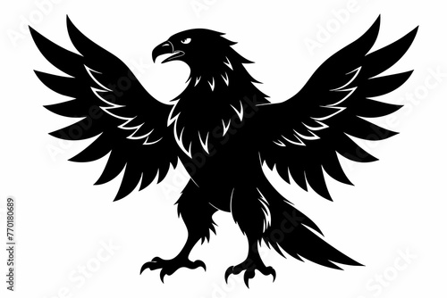 eagle-black-silhouette-vector-with-white-background.