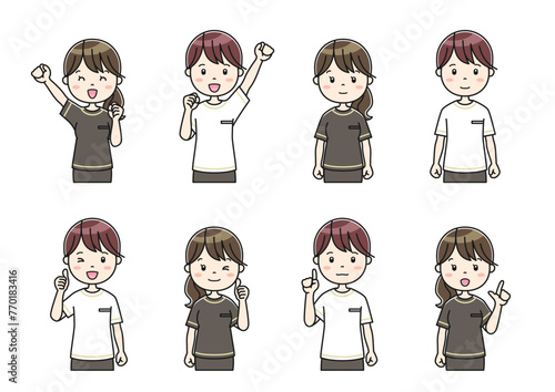 職業別人物イラスト64　Clip art of person by occupation