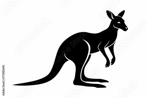 kangaroo-black-silhouette-vector-with-white-background.