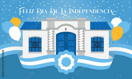 Adobe Illustrator ArtworkCelebration of Argentine independence - July 9th