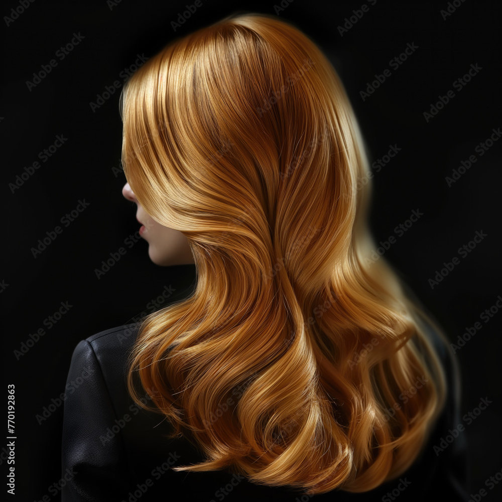 Naklejka premium hair of a woman