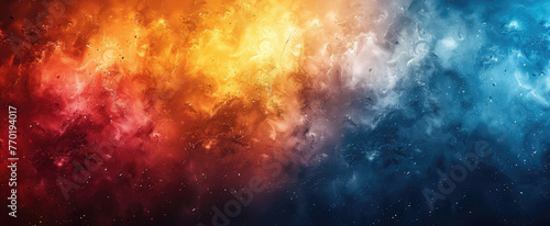 A background of colors, fire and ice, creating an abstract design. Created with Ai