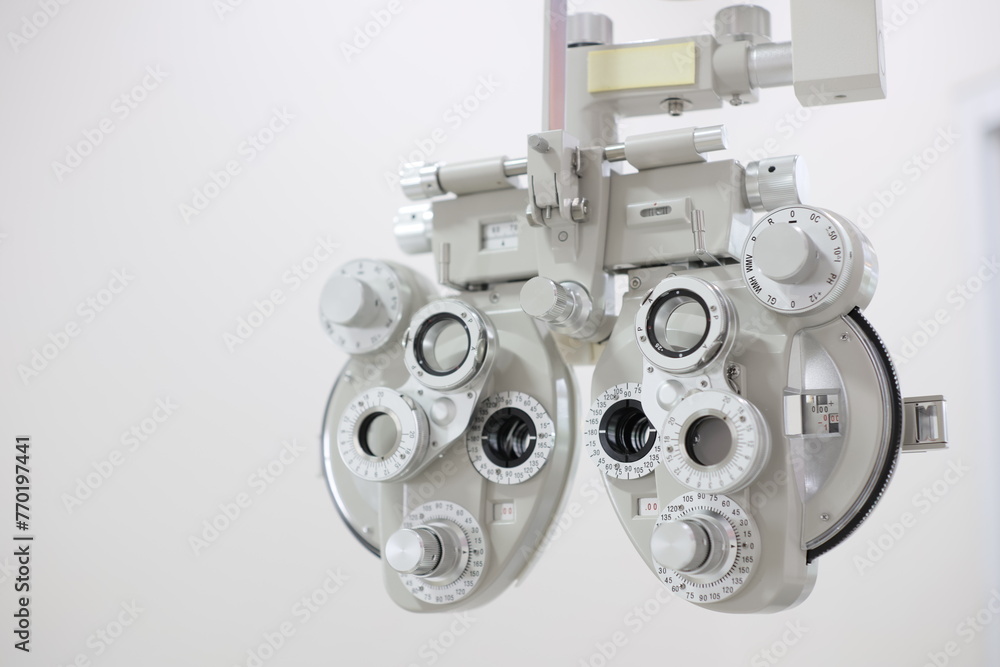 Phoropter eye exam Phoropter eye exam