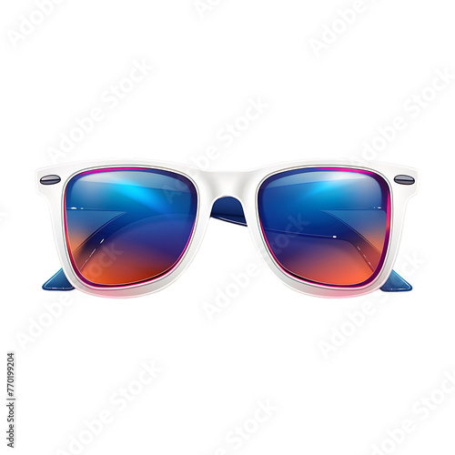 Shutter shades sunglasses isolated on white photo-realistic vector illustration © ABDUL FAROOQ