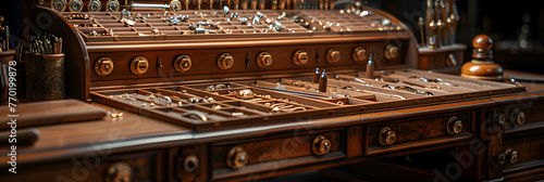 old piano in the church,
Professional Jeweler's Organized Desktop photo
