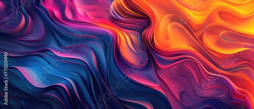 Abstract background from multi-colored shaped lines. Background for design.