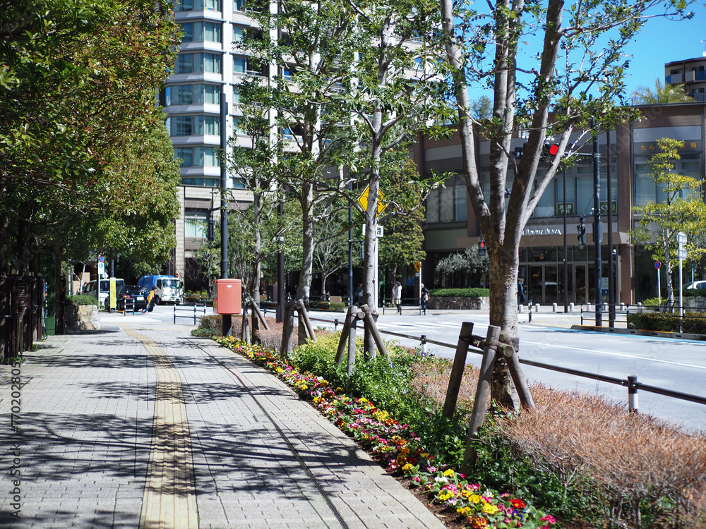 Naklejka premium 大崎付近の風景