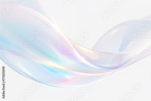 波のような線のキラキラするアブストラクトハーモニー 抽象的背景