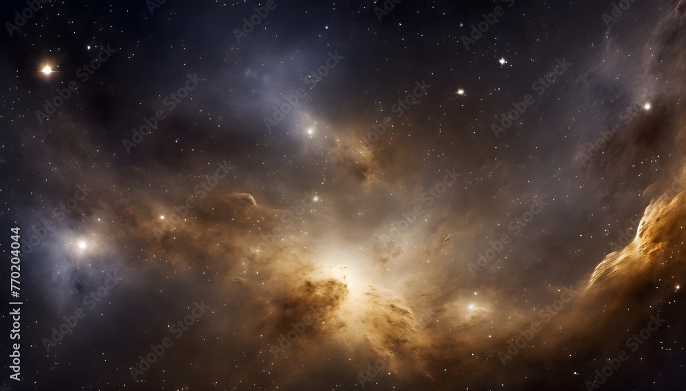 Mysterious Deep Space background. Generative AI. Mysterious Deep Space background. Generative AI.