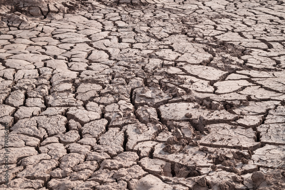 Close up of soil drought cracked background Close up of soil drought cracked background