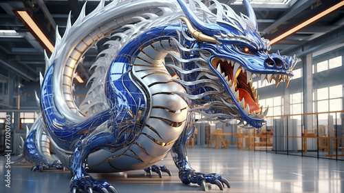 dragon on the roof  high definition(hd) photographic creative image photo