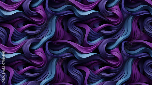 abstract purple Seamless geometric patterns with waves