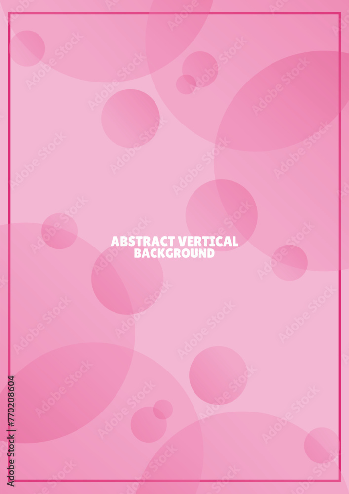 abstract bubble vertical pink background