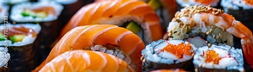 Sushi influenced by Asian traditions