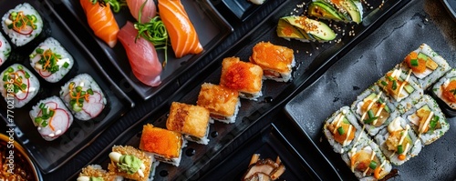Tempura sushi fusion photo