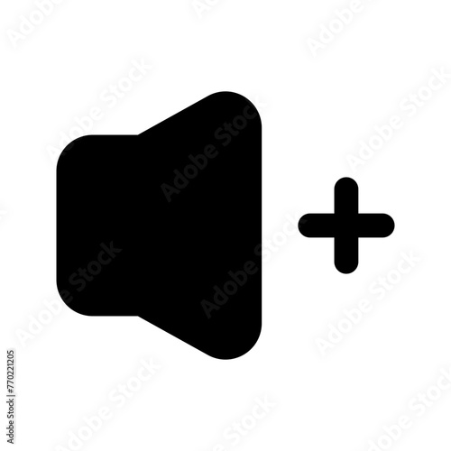 volume up glyph icon