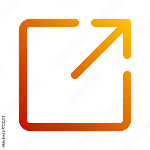 maximize gradient icon