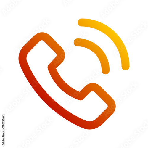 phone call gradient icon