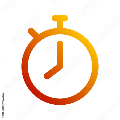 stopwatch gradient icon