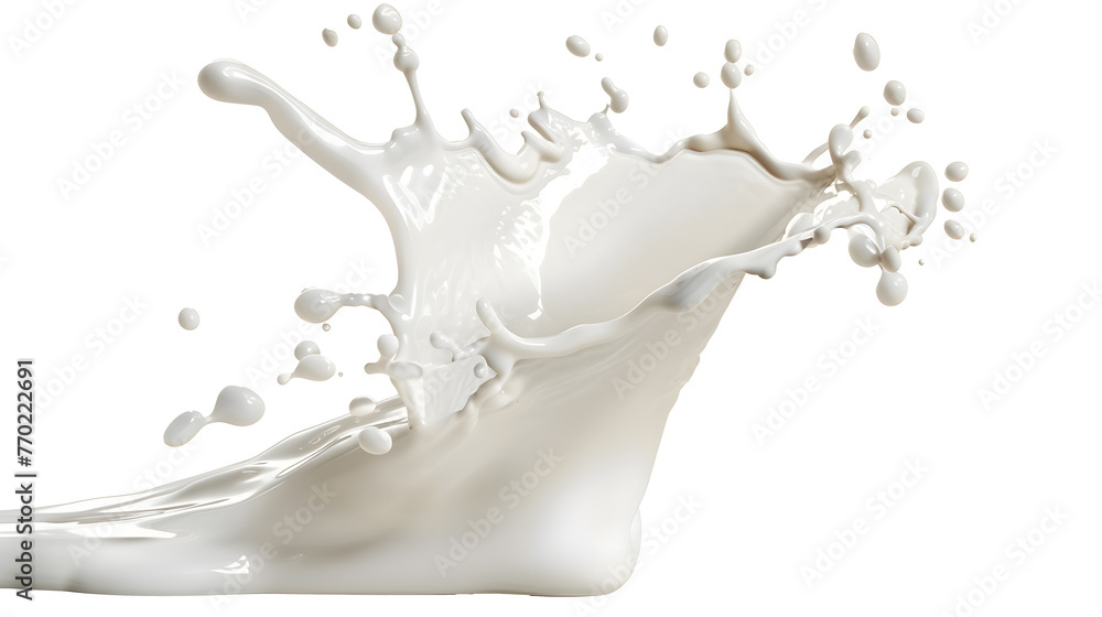 Milk Splash on transparent png Milk Splash on transparent png