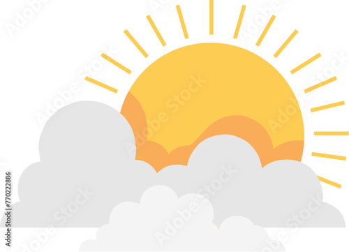 sun and clouds