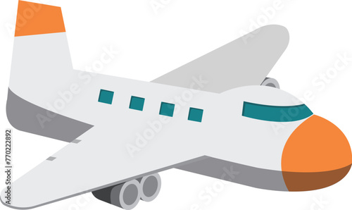 plane cartoon illustration