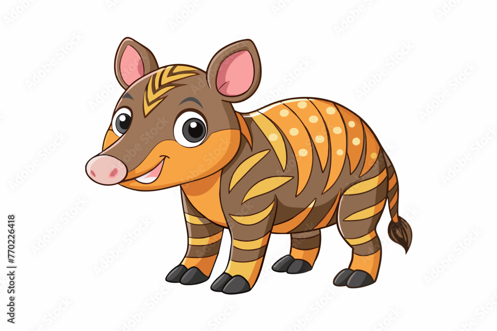 tapir silhouette vector illustration tapir silhouette vector illustration