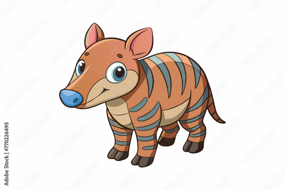 tapir silhouette vector illustration tapir silhouette vector illustration