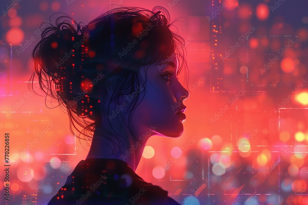 An animated background for a music streaming service An animated background for a music streaming service