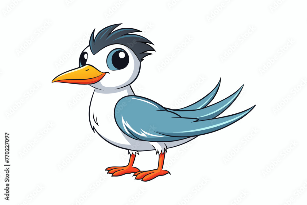 tern bird silhouette vector illustration tern bird silhouette vector illustration