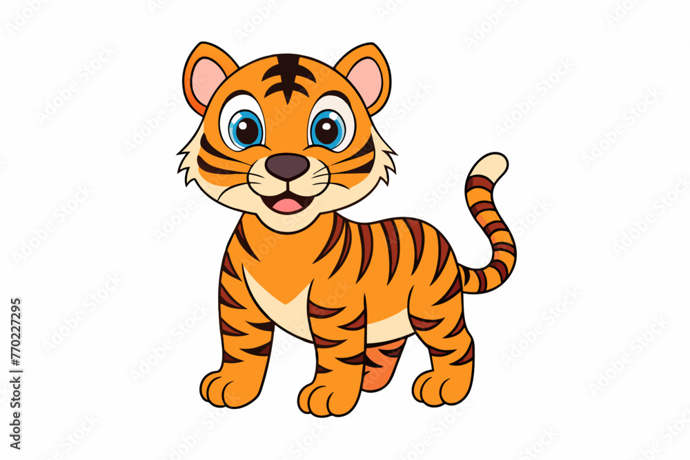 tiger silhouette vector illustration tiger silhouette vector illustration