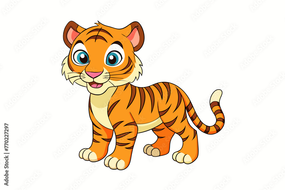 tiger silhouette vector illustration tiger silhouette vector illustration