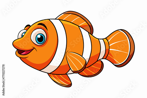 tiger fish silhouette vector illustration