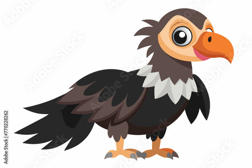 vulture bird silhouette vector illustration © Shiju Graphics