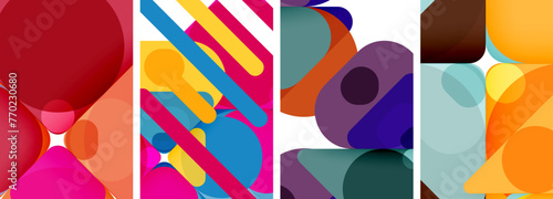 Geometric elements abstract backgrounds for wallpaper, business card, cover, poster, banner, brochure, header, website