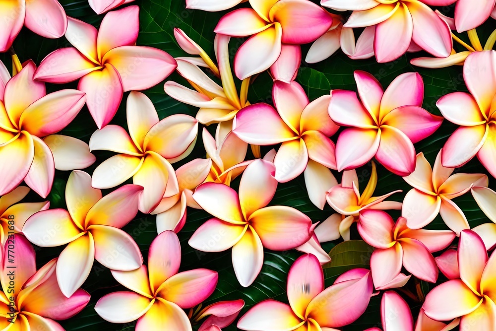 frangipani plumeria flower