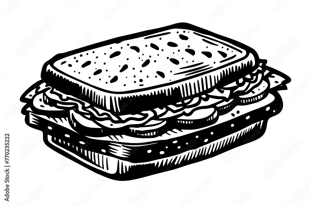 sandwich silhouette vector illustration sandwich silhouette vector illustration